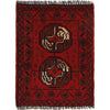 Handmade Wool Doormat Red Floral