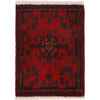 Handmade Wool Doormat Red Floral