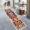Handmade Multi Kilim Geometric 6' Runner