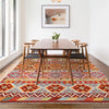 Handmade Multi Kilim Geometric 5x8 ft