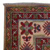 Kazak Rug Handmade Beige Medallion 7x10 ft