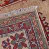 Kazak Rug Handmade Beige Medallion 7x10 ft