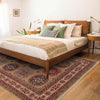 Kazak Rug Handmade Beige Medallion 7x10 ft