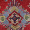 Kazak Rug Handmade Red Medallion 7x10 ft