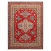 Kazak Rug Handmade Red Medallion 7x10 ft