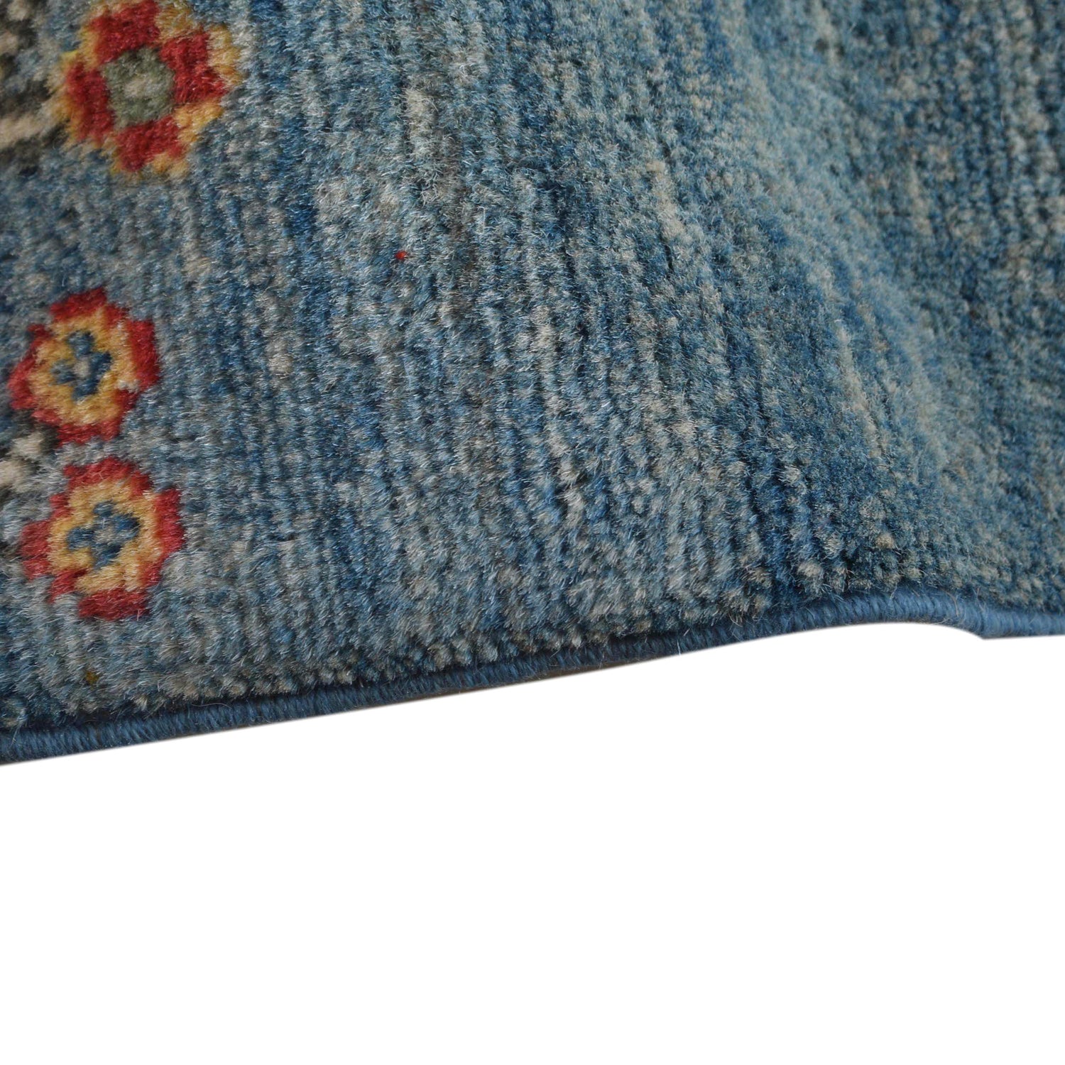 Bakhtiar Area Rug Handmade Blue Floral 8x10 ft