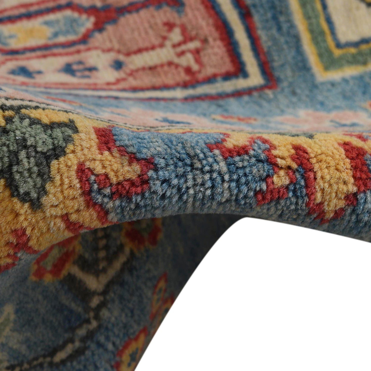 Bakhtiar Area Rug Handmade Blue Floral 8x10 ft