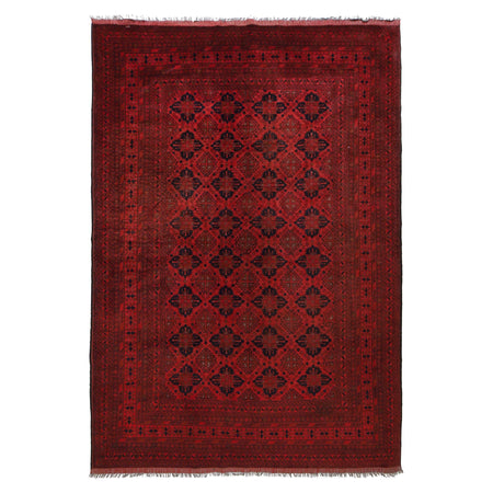 Khal Mohammadi Rug Handmade Red 7x10 ft