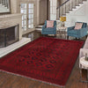 Khal Mohammadi Rug Handmade Red 7x10 ft