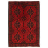 Khal Mohammadi Rug Handmade Red 3x5 ft