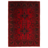 Khal Mohammadi Rug Handmade Red 3x5 ft