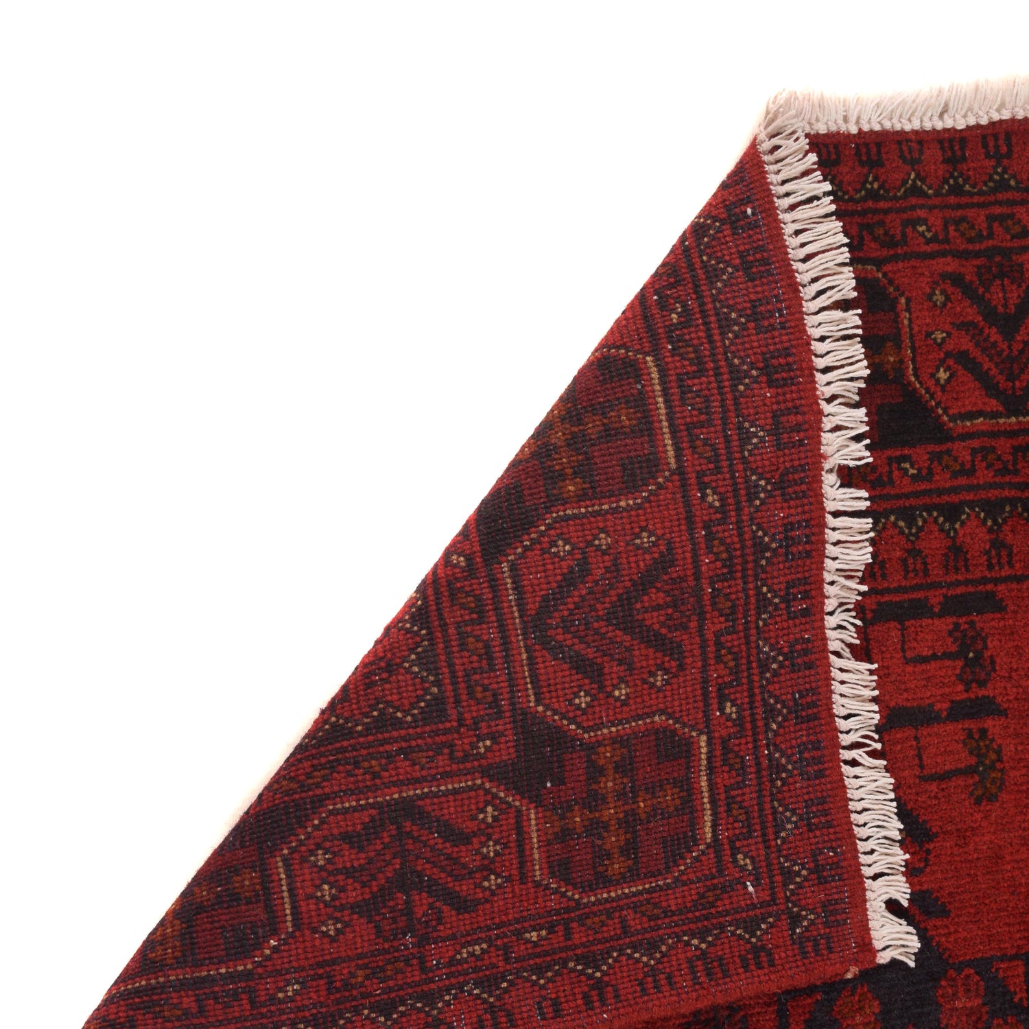 Khal Mohammadi Rug Handmade Red 3x5 ft