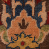 Sultani Area Rug Handmade Brown Floral 4x6 ft