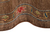 Sultani Area Rug Handmade Brown Floral 4x6 ft