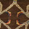 Sultani Area Rug Handmade Brown Floral 3x5 ft