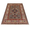 Kazak Rug Handmade Gray Medallion 3x5 ft