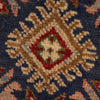 Kazak Rug Handmade Gray Medallion 3x5 ft