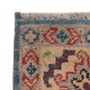 Kazak Rug Handmade Blue Medallion 3x5 ft