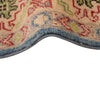 Kazak Rug Handmade Blue Medallion 3x5 ft