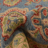 Kazak Rug Handmade Blue Medallion 3x5 ft