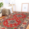 Kazak Rug Handmade Red Medallion 3x5 ft