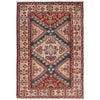 Kazak Rug Handmade Multi Medallion 3x5 ft