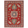 Kazak Rug Handmade Red Medallion 3x5 ft