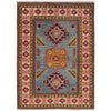 Kazak Rug Handmade Blue Medallion 3x5 ft