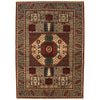 Mamluk Area Rug Handmade Brown Medallion 3x5 ft