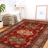 Kazak Rug Handmade Red Medallion 3x5 ft