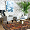 Bakhtiar Area Rug Handmade Multi Floral 3x5 ft