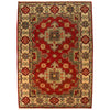 Kazak Rug Handmade Red Medallion 3x5 ft