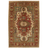 Heriz Area Rug Handmade Multi Medallion 3x5 ft