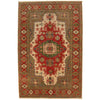 Heriz Area Rug Handmade Multi Medallion 3x5 ft