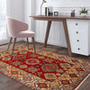 Kazak Rug Handmade Red Medallion 3x5 ft