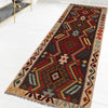 Handmade Multi Kilim Geometric 10' Runner
