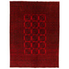 Filpa Area Rug Handmade Red Geometric 7x10 ft