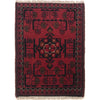 Handmade Wool Doormat Red Floral