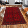 Khal Mohammadi Rug Handmade Red 4x6 ft