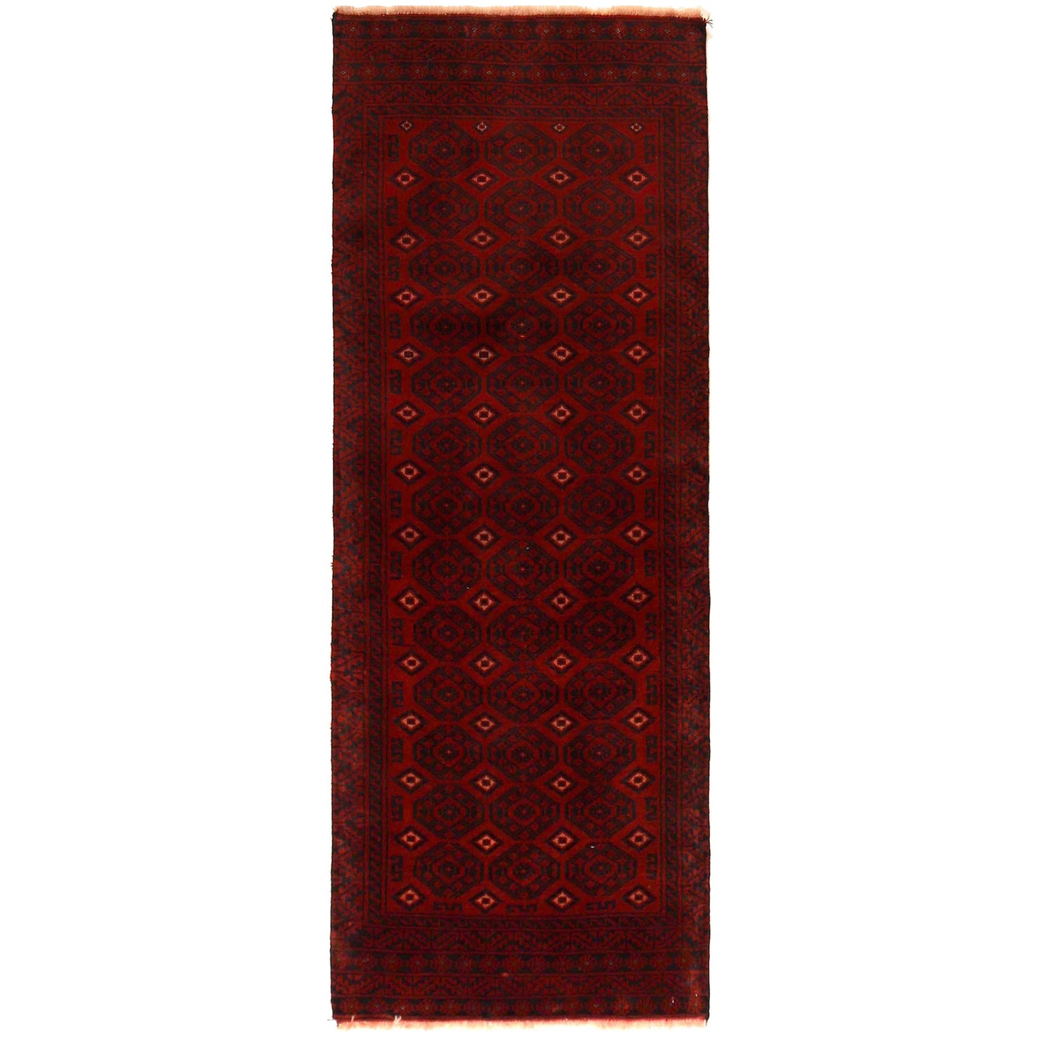 Baluchi Runner Rug Handmade Red 6' Runner