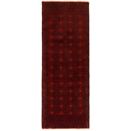 Baluchi Runner Rug Handmade Red 6' Runner