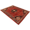 Shirazi Area Rug Handmade Red Medallion 7x10 ft