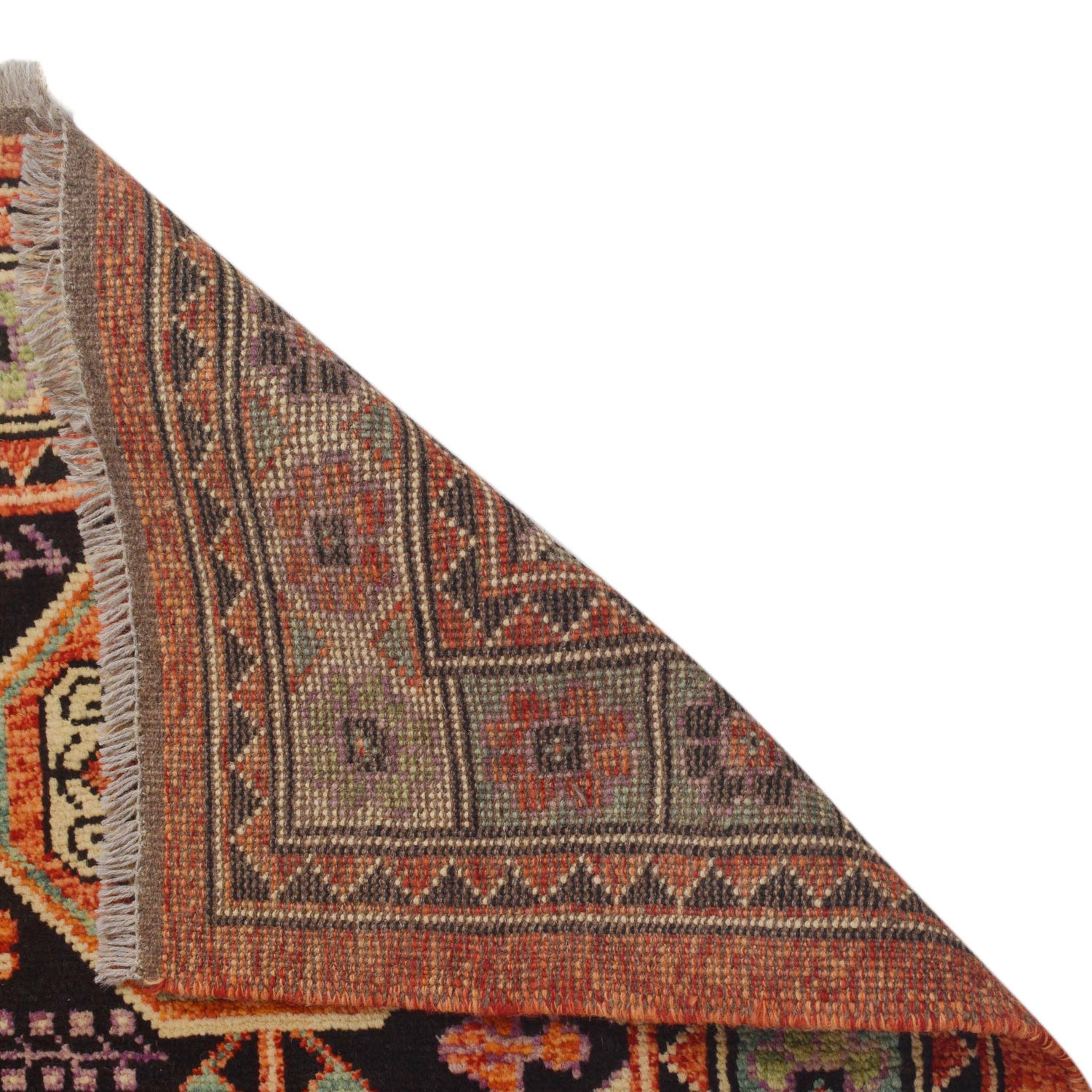 Shirazi Area Rug Handmade Red Medallion 7x10 ft