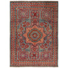 Mamluk Area Rug Handmade Blue Medallion 5x8 ft
