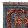 Mamluk Area Rug Handmade Blue Medallion 5x8 ft