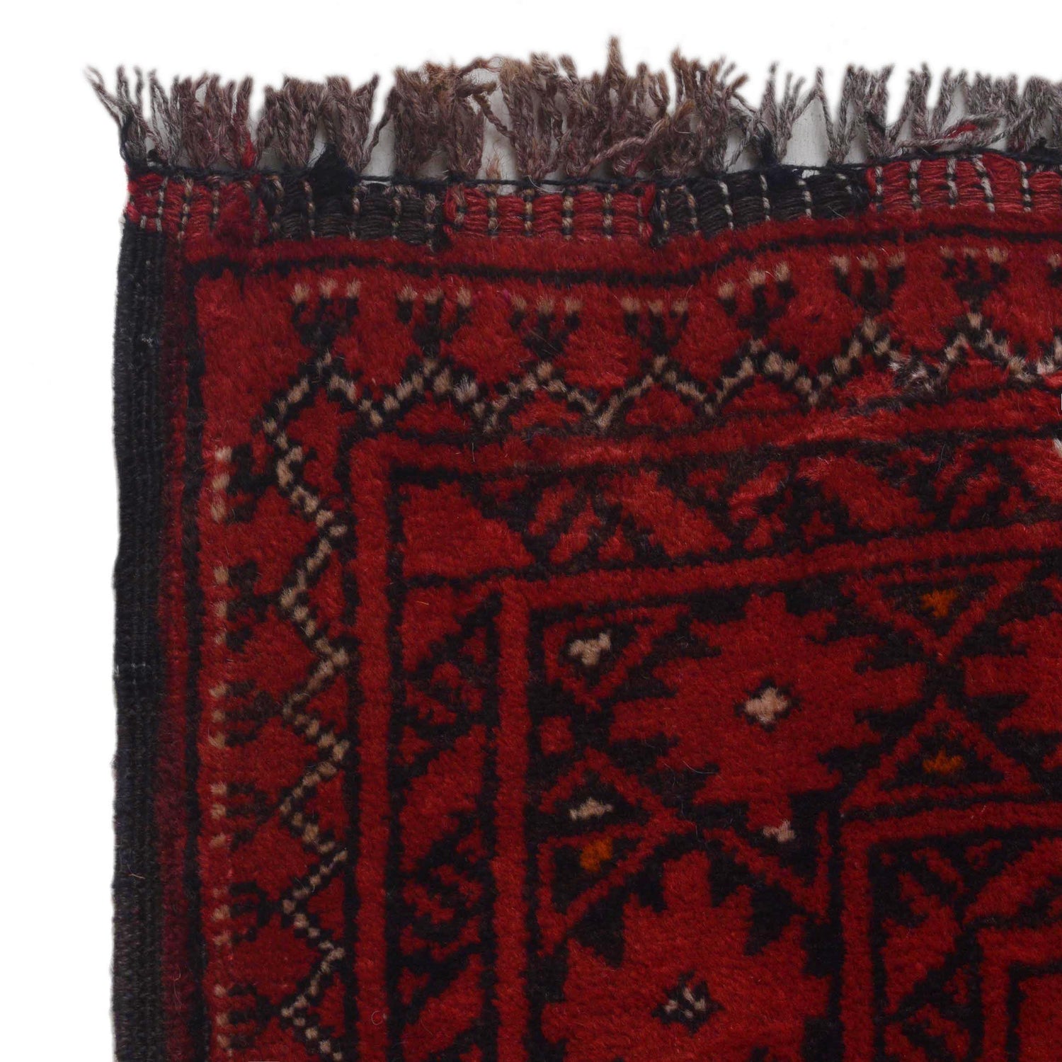 Khoja Roshnai Runner Handmade Red Floral 10' Runner