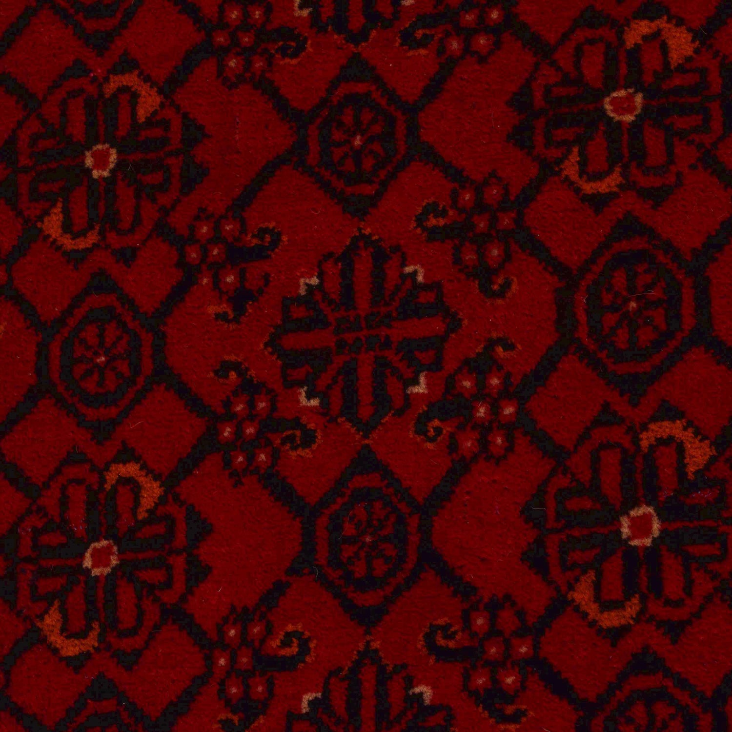 Khoja Roshnai Runner Handmade Red Floral 10' Runner