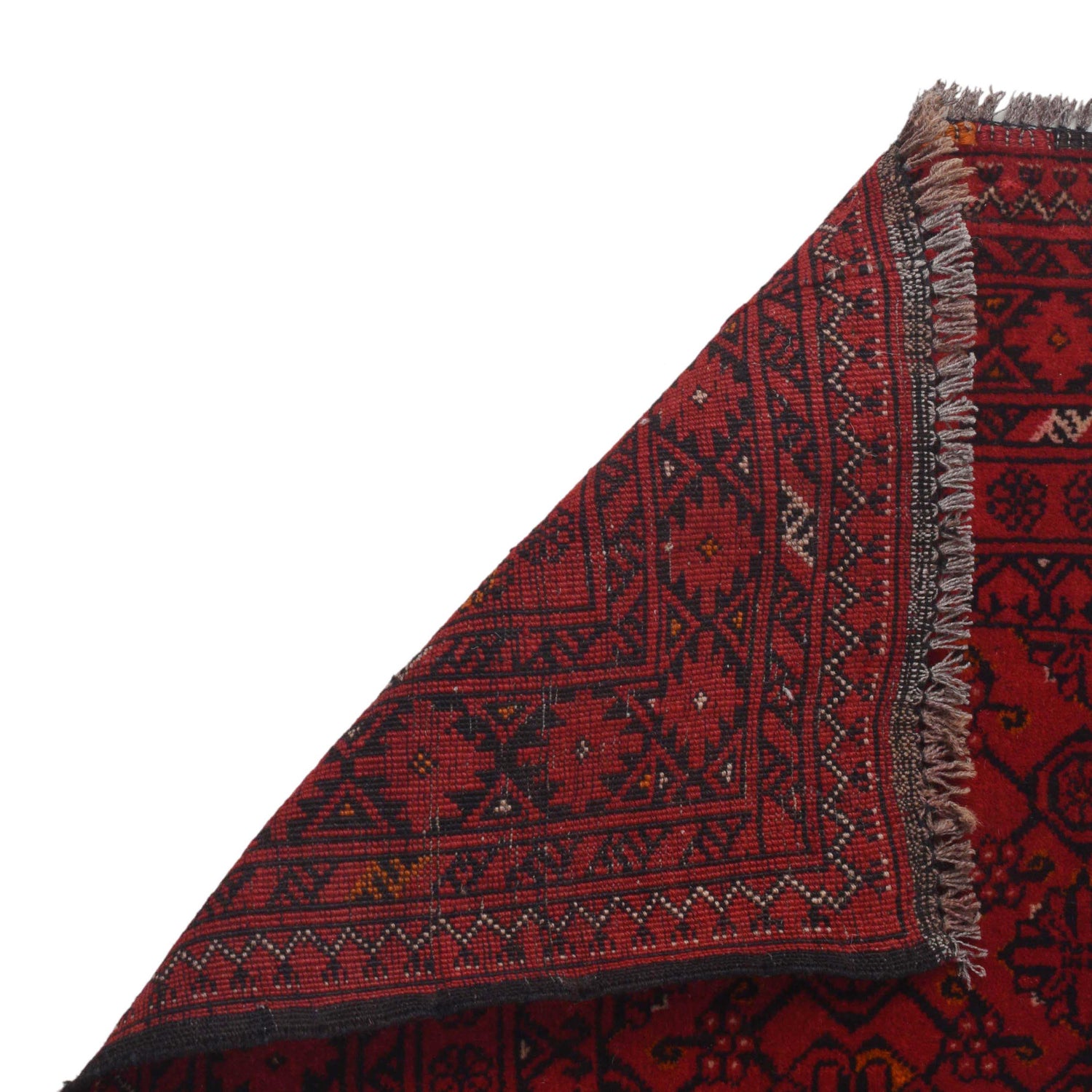 Khoja Roshnai Runner Handmade Red Floral 10' Runner