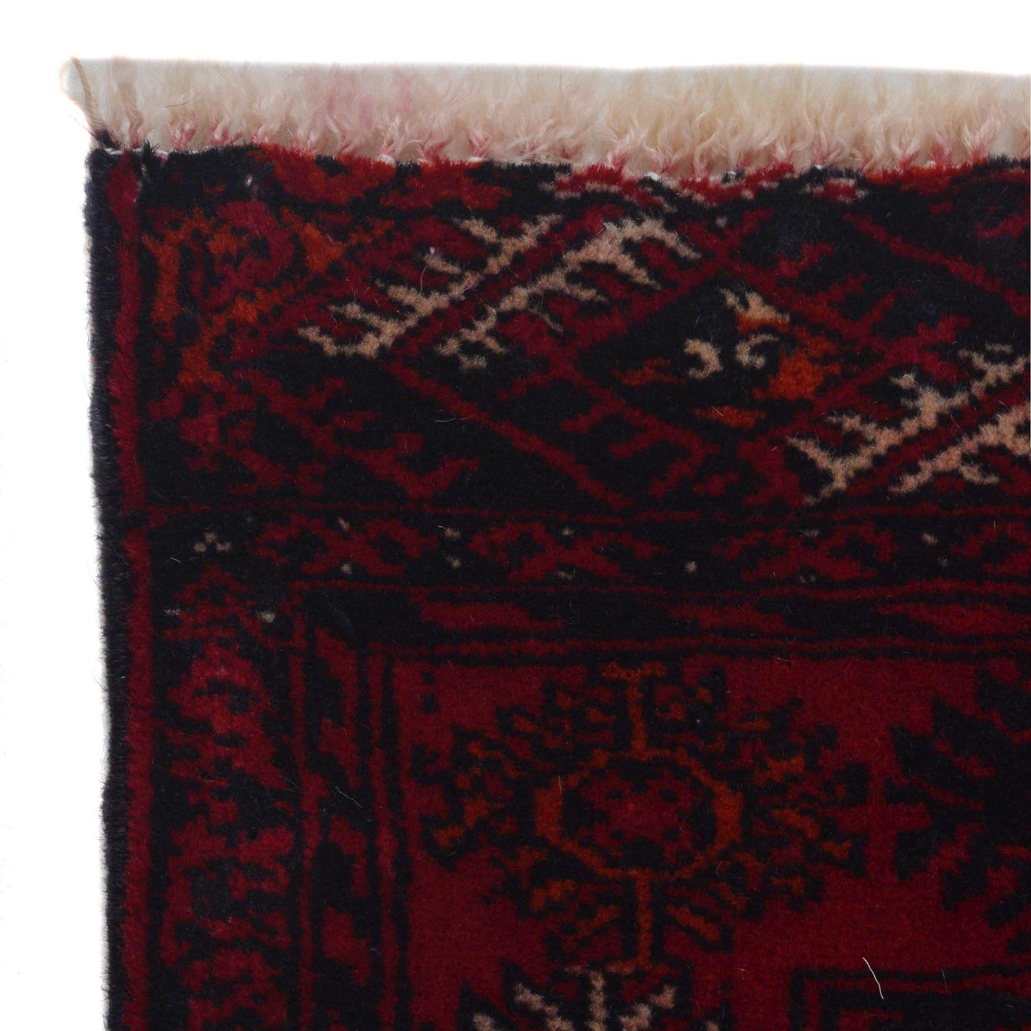 Bokhara Rug Handmade Vibrant Red Medallion 6' Runner