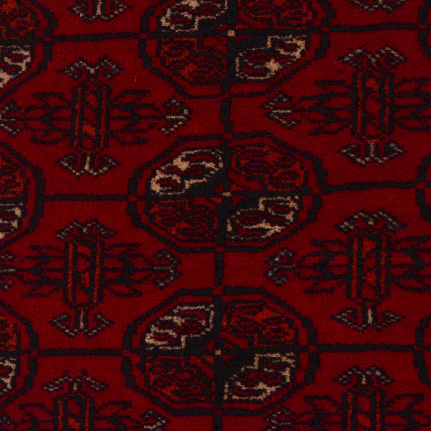 Bokhara Rug Handmade Vibrant Red Medallion 6' Runner